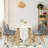Bridwell Set of 4 Upholstered Dining Chairs with Wood Legs and Ergonomic Backrest