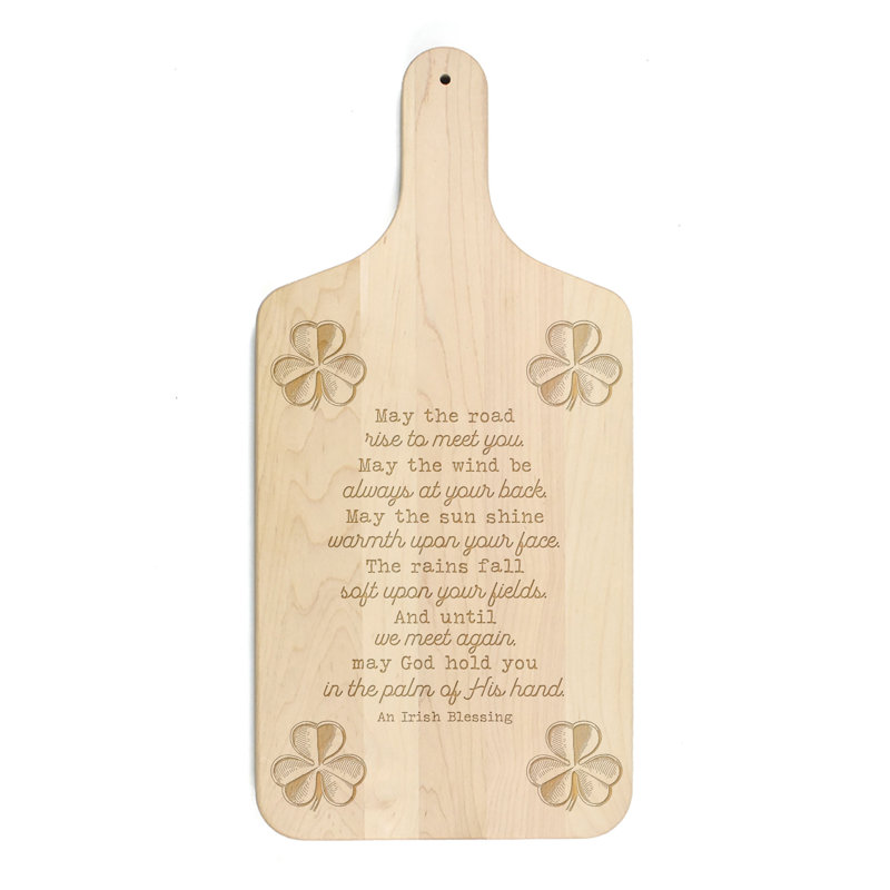 Irish Blessing Cutting Board, Brown