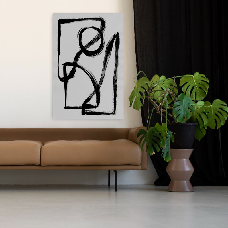 Art contemporain contemporain, H 48 po x l 32 po