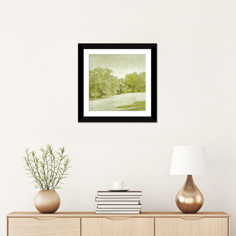 « beryl landscape ii », reproduction d’impression sur toile tendue, H 24 po x l 24 po x P 1 po, Papier d'art encadré noir