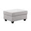 Canapé modulaire en L 8 pièces modulaire en lin gris réversible et personnalisable