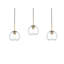 Luminaire suspendu sphérique pour îlot de cuisine à 3 lumières Snead-353851082-311814502