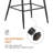 Cane Back Upholstered Counter & Bar Stool-2037488967-2037488965-2017695591