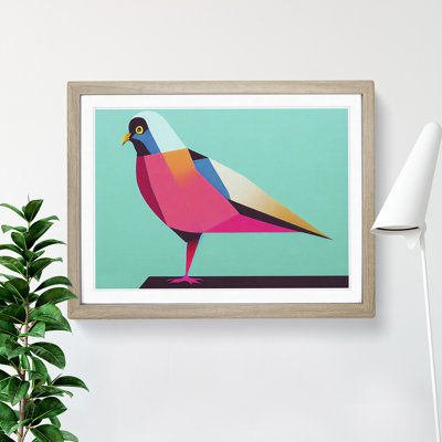 Abstract Pigeon Bird Vol.2 - Framed Print