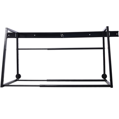 Support de rangement mural multi-pneus robuste et réglable, noir