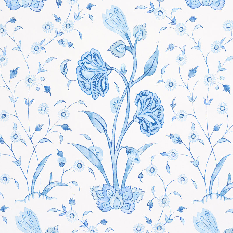 Papier peint floral Khilana, Porcelaine