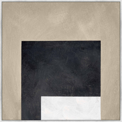 Infinite Black par Robert Kamnatnik - Art mural encadré