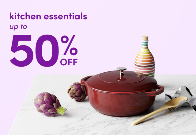 kitchen essentials sale.