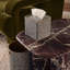 Dual Tone Gray Leather Tissue Box Cover