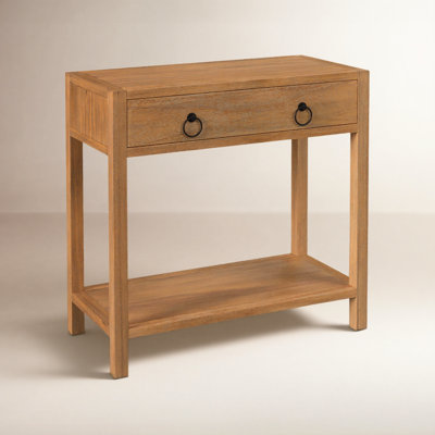 Elin 1-Drawer Pine Nightstand