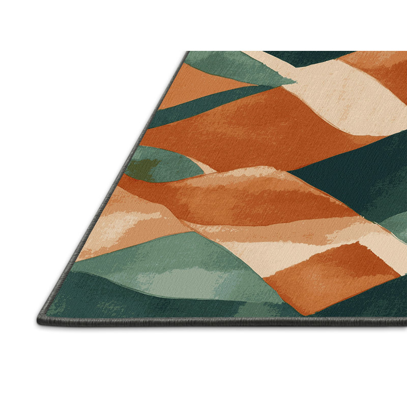 Cerulean Shadows Rug, Rectangle 3' x 5'