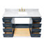 ARIEL TAYLOR 61 IN SINGLE RECTANGLE SINK VANITY-1010434422-1043704617