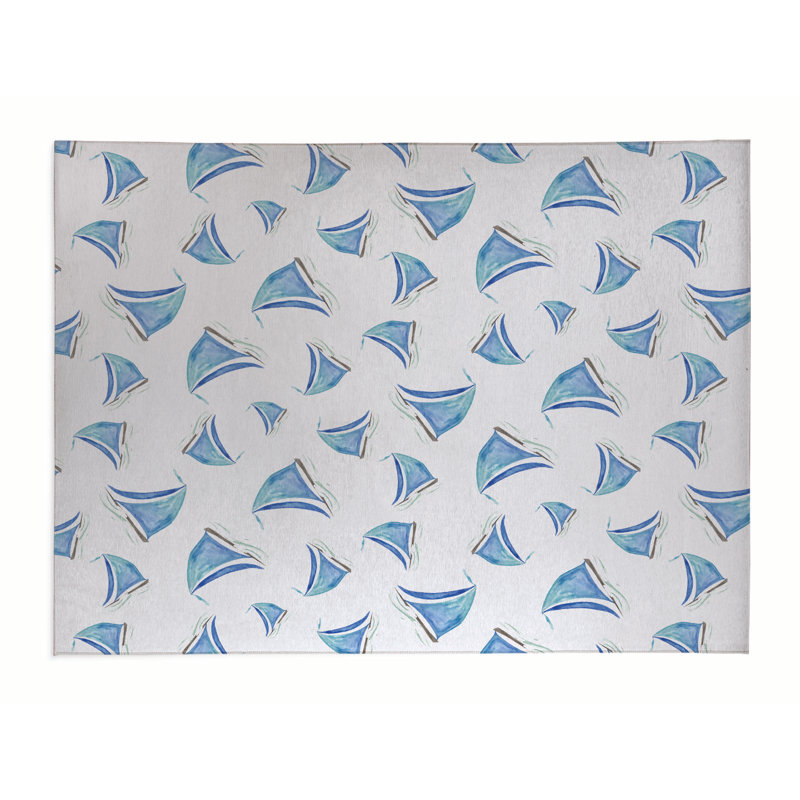 Tapis de bureau léger Summer, L 60 po x P 84 po, Blanc