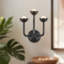 Spade 11-in White dimmable LED Bathroom Vanity Light-1116433222