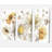 'Fields of Gold Watercolor Flower VII' Painting Multi-Piece Image on Canvas-40998007