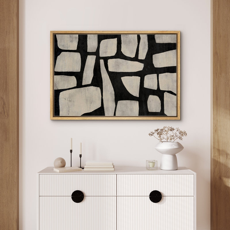 Mid Mid Century Modern, Encadré naturel, H 16 po x l 24 po