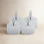 Ensemble de 4 bougies chauffe-plat blanches sans flamme