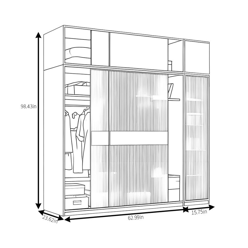 Adelson, 98" H x 79" W x 24" D