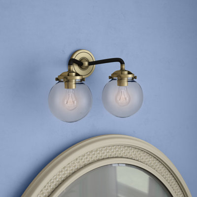 Éclairage de salle de bain à intensité variable 2 lumières Zarmayr