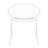 Patio Dining Chairs Of 2 - White, Stackable. Ergonomic Design With Plastic & Metal Legs. 300 Lbs Capacity. 25.12"x22.71"x30.69". Simple Assembly Process Piece Chair Legs + . Load.-1260765744