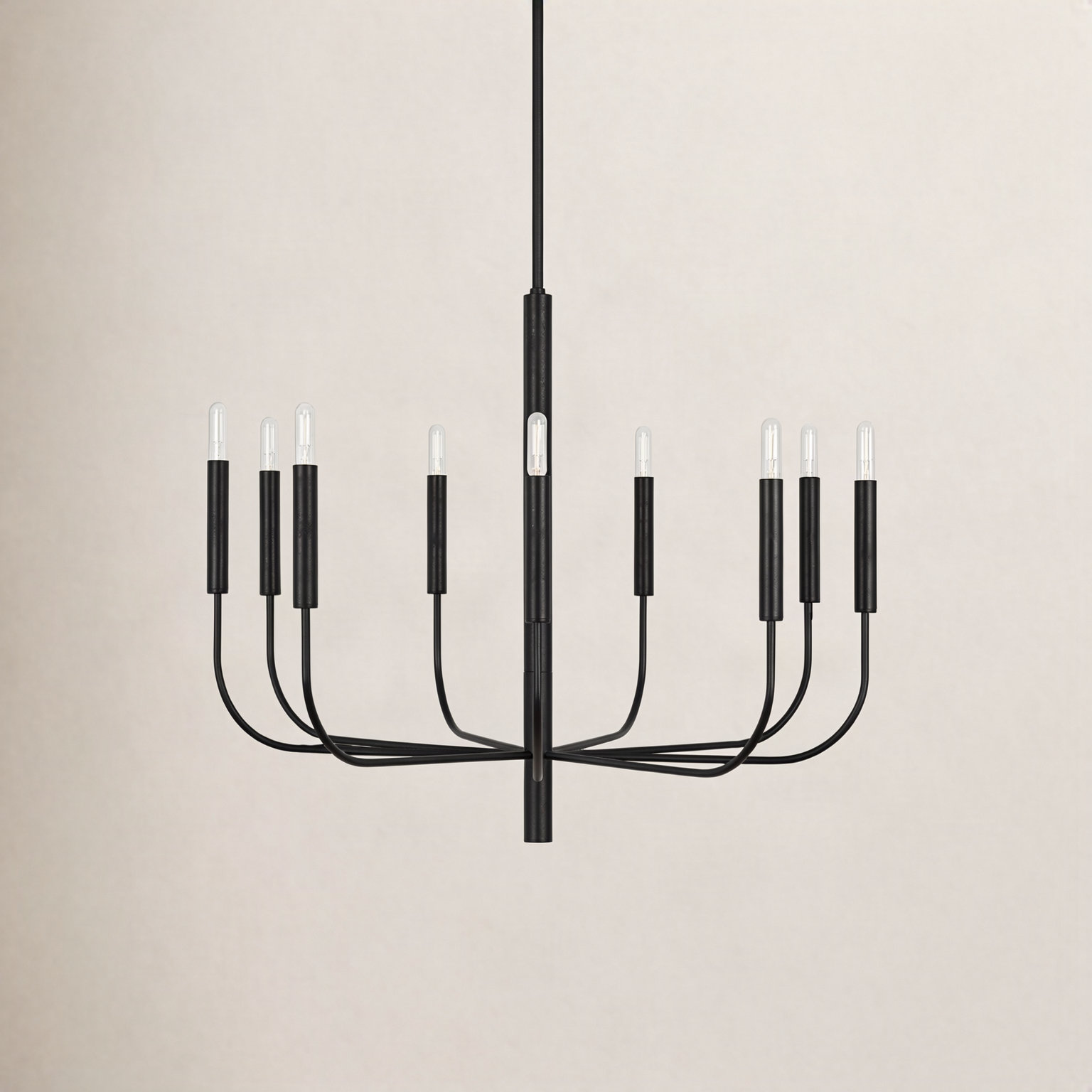 Tedder 9-Light Chandelier, Aged Iron