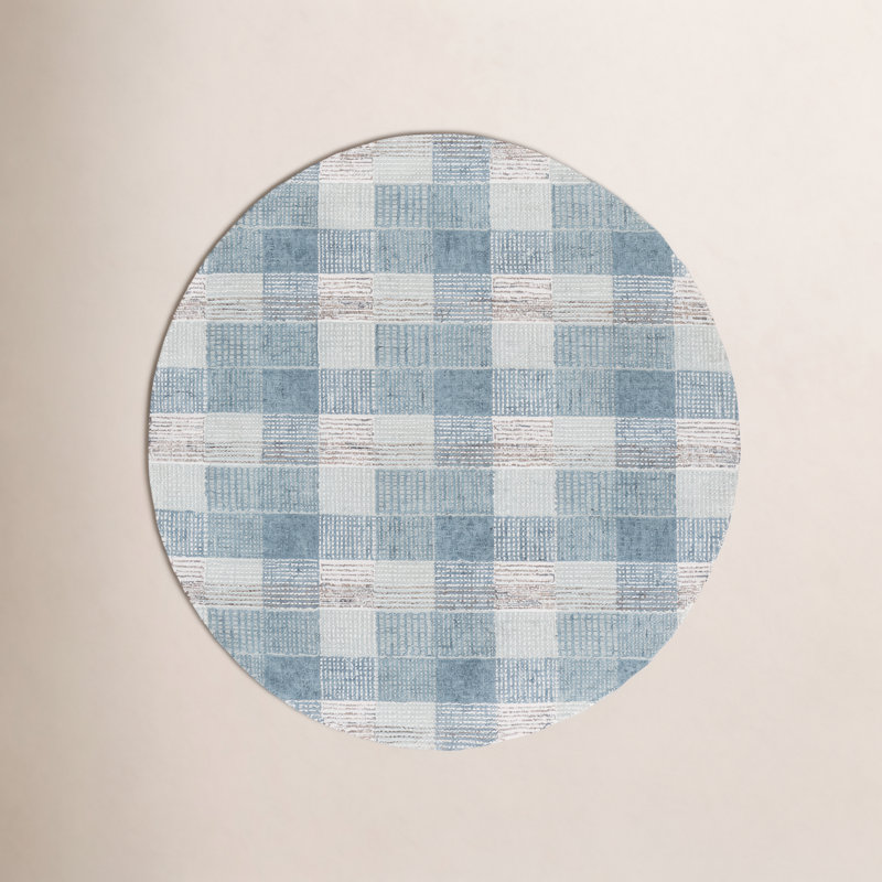 Tapis touffeté à la main Chaener, Rond 6 pi