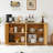 64-Inch Wave Shaped TV Stand