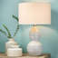 Lampe de table crème 24,5 po Ciarleglio