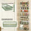Organisateur de garde-manger au-dessus de la porte avec 8 tablettes réglables, support de rangement suspendu robuste pour la cuisine, la salle de bain, la salle de lavage et l'organisation du garage-512675262