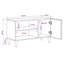 Unfinished TV Stand for TVs up to 32" with Fireplace Included