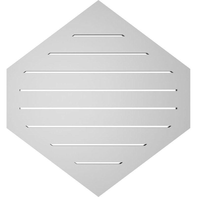 Pente verticale verticale en uréthane 9 pi, H 1,5 po x l 28 po x L 30 po
