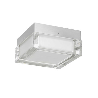Chrome-Finished Integrated LED Recessed Ceiling Light, Three Color Temperatures