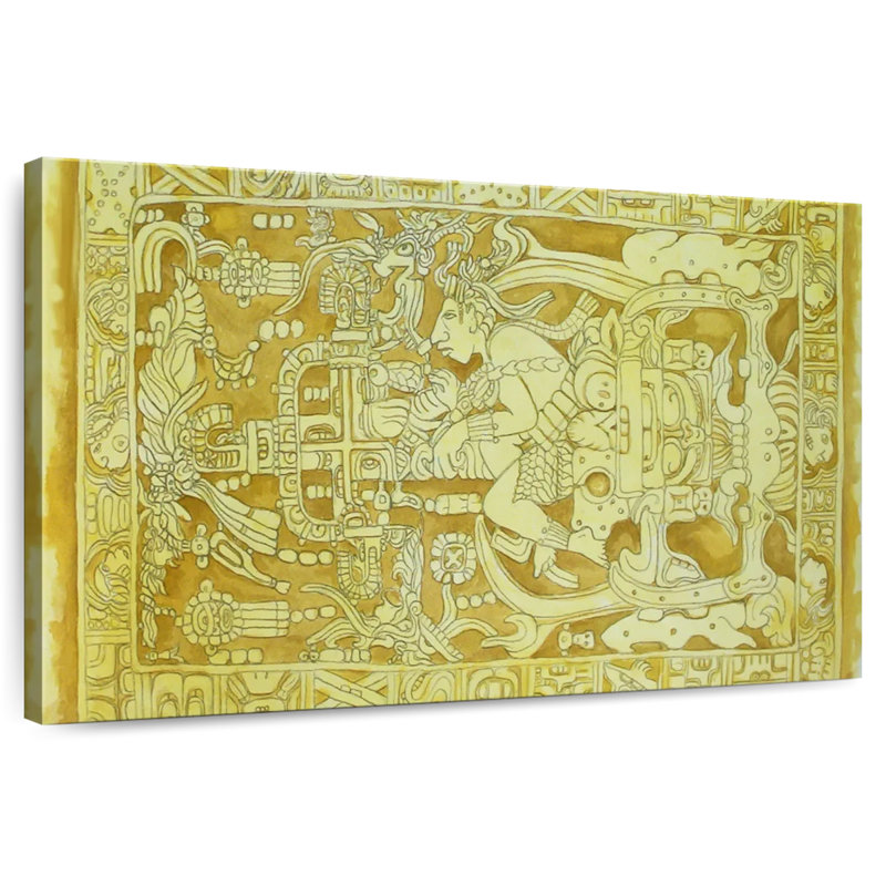Adella Ancient Astronaut, 30" H x 45" W