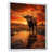 White Floater Framed