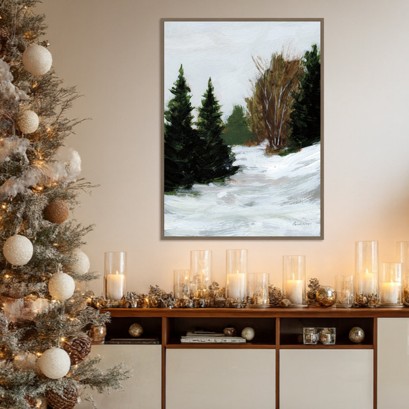 «Winter on Grand Mesa» par Pamela Munger, reproduction d'art sur toile encadrée, H 38 po x l 28 po