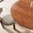 Solid Wood Round Dining Table Floral Shape Durable And Sturdy For 4-8 People-782202357
