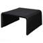 Table basse carrée en rotin noir tissé-1828896968