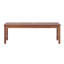 Banc de patio en bois massif Modern Modern