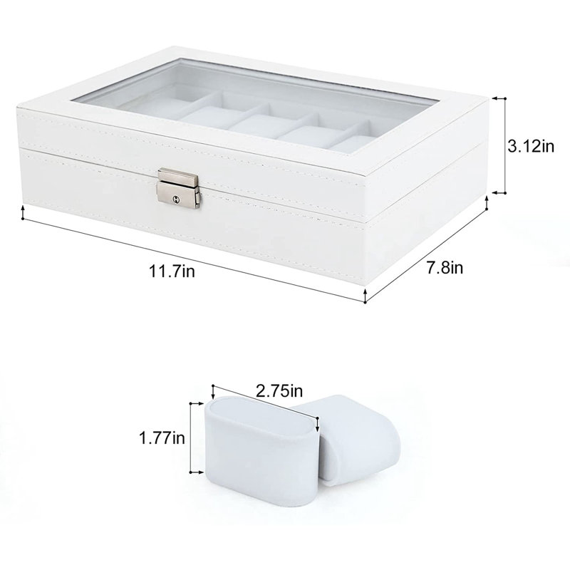 Boîte à montre, Blanc