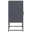 Beautrice 36cm W Steel Bedside Table-261588251