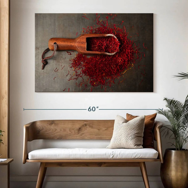 Yarlin Red Spice, 34" H x 51" W