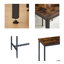 Pub High Dining Table Set, Industrial Style Pub Table, Pu Leather Bar Chairs-97893297-97893298-97893299
