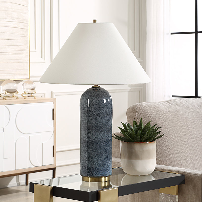  Mayetta Deep Blue Table Lamp