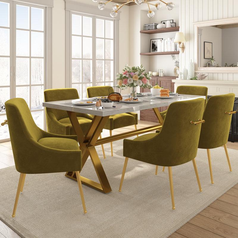 Ensemble repas pour 6 personnes Magallanes, Vert