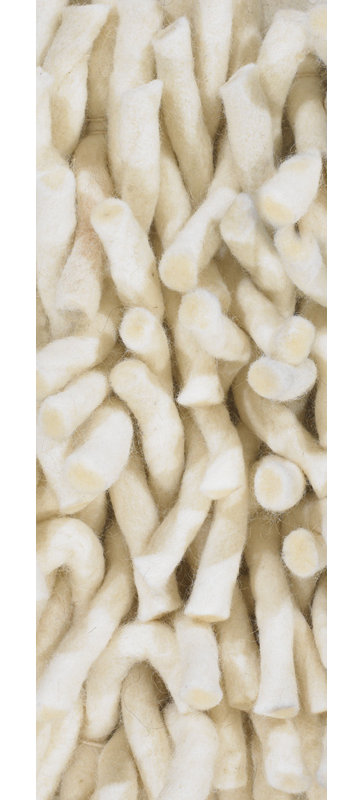 Montaro Wool Area Rug in Beige, Rectangle 5' x 7'6"