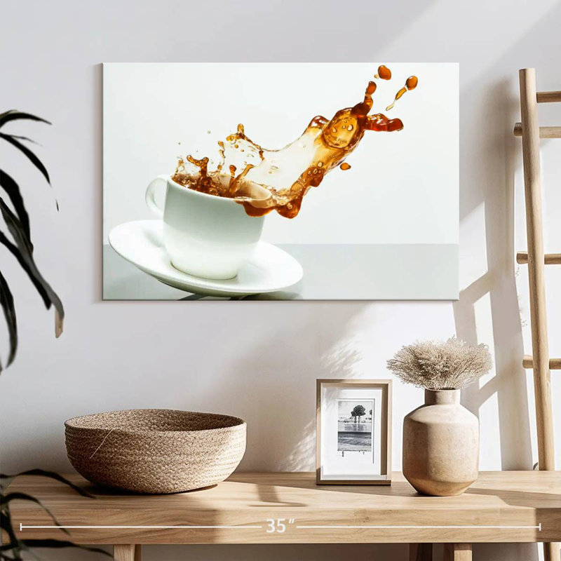 Yarlin Coffee Cup Splash, 16" H x 24" W
