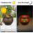 6.15 " Solar Powered Integrated LED Outdoor Table Lamp