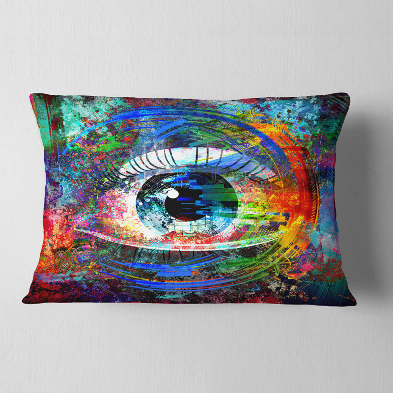 Coussin magique au dessus d’un style abstrait