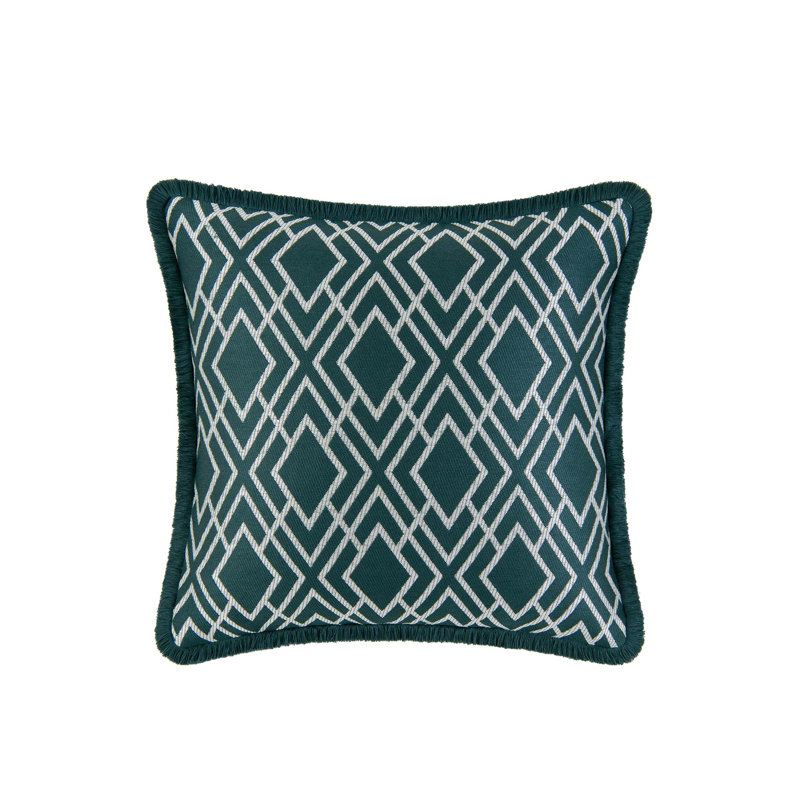 Harrogate Geometric Reversible Throw Pillow