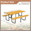 Table de pique-nique en bois-1318148553